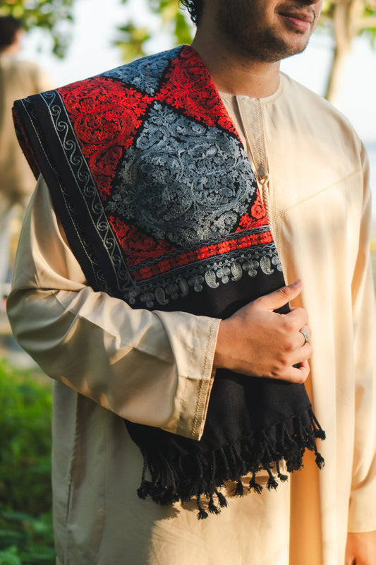 Kashmiri Shawl – Ruby