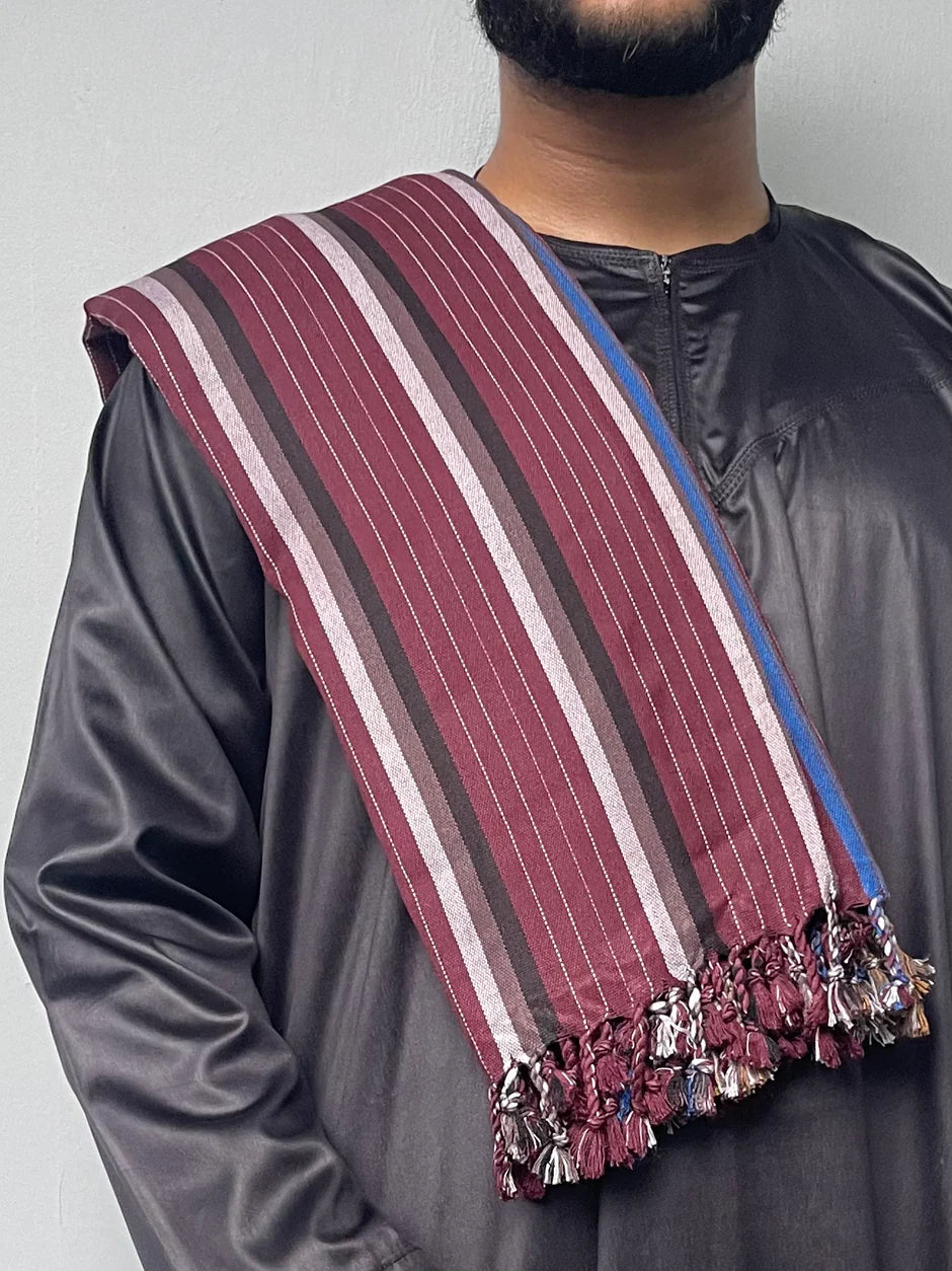 Yemeni Shawl – Crimson